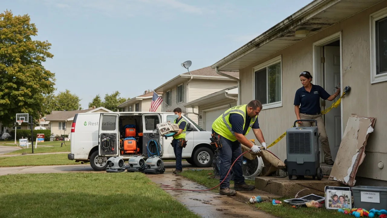 Water Damage Restoration in Servia, IN near me